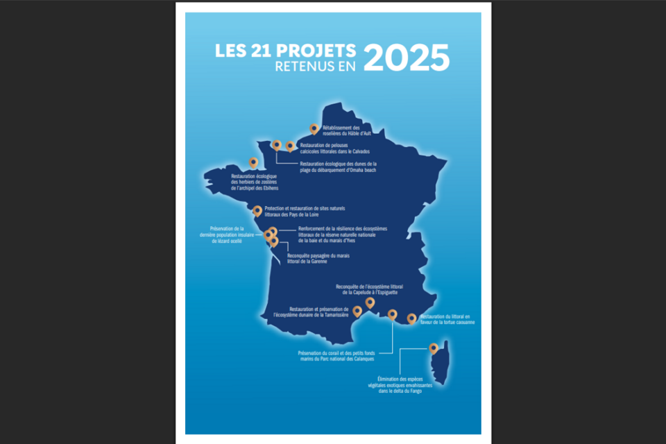 Le Loto de la Biodiversité : 21 projets pour la préservation des littoraux annoncés