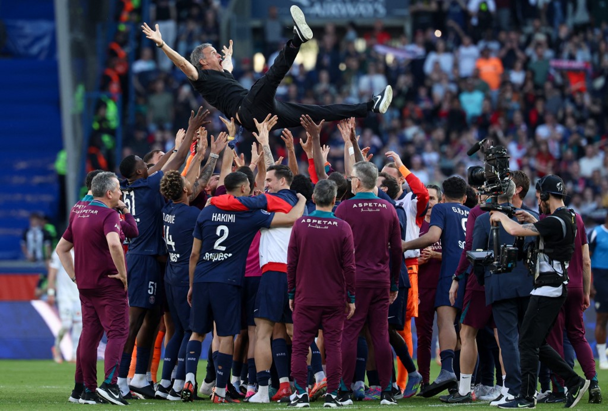 Le Paris Saint-Germain décroche son 13e titre de champion de France