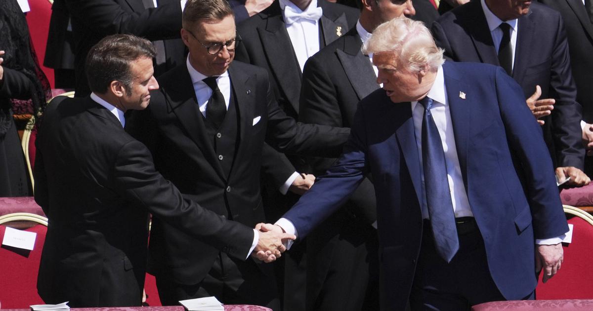 Un geste de rapprochement entre Macron et Trump lors des funérailles du pape François