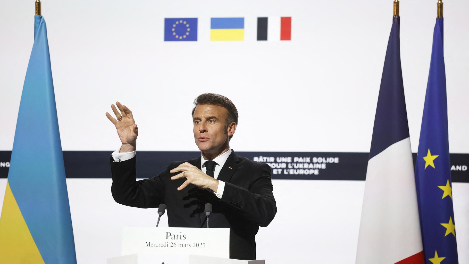 Un appel ferme de Macron pour un cessez-le-feu de 30 jours en Ukraine accompagné de sanctions économiques