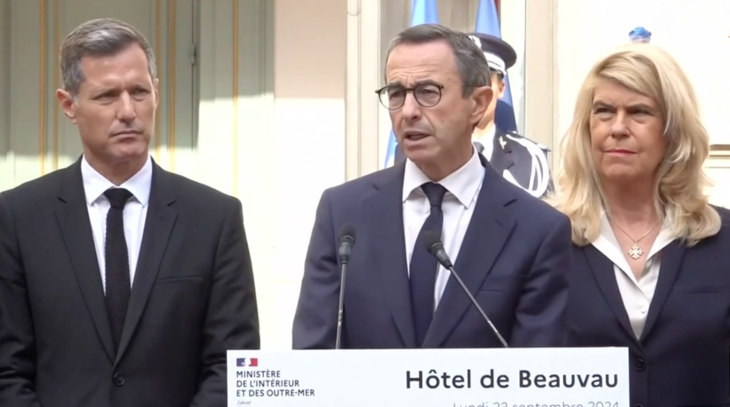 Titre : « Bruno Retailleau en mode offensive avant son meeting décisif »